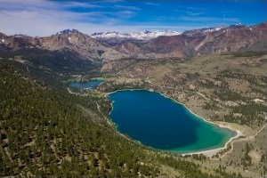 helicopter ride scenic high sierras june lake gull lake
