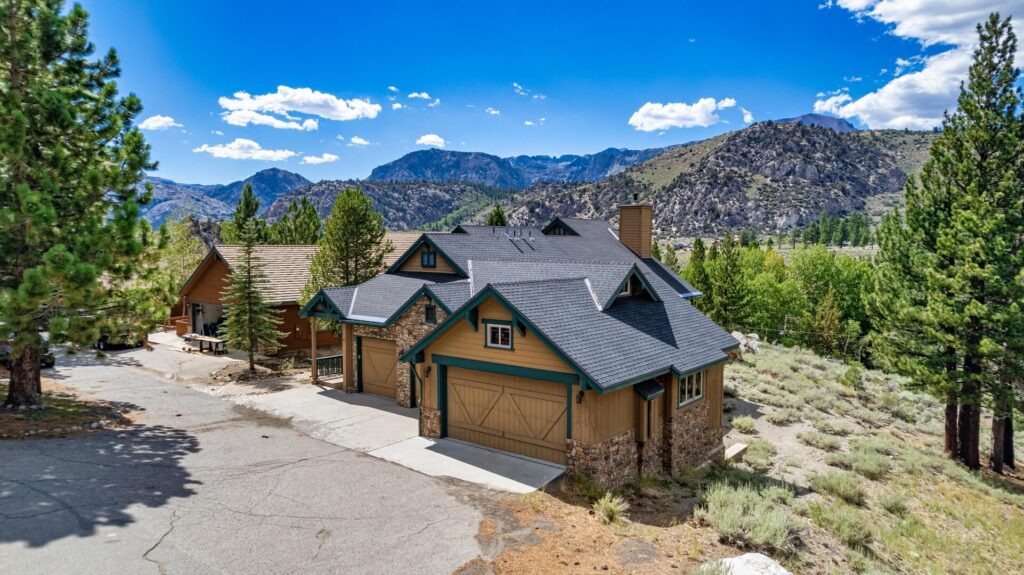 A view of one of the luxury rentals in June Lake.